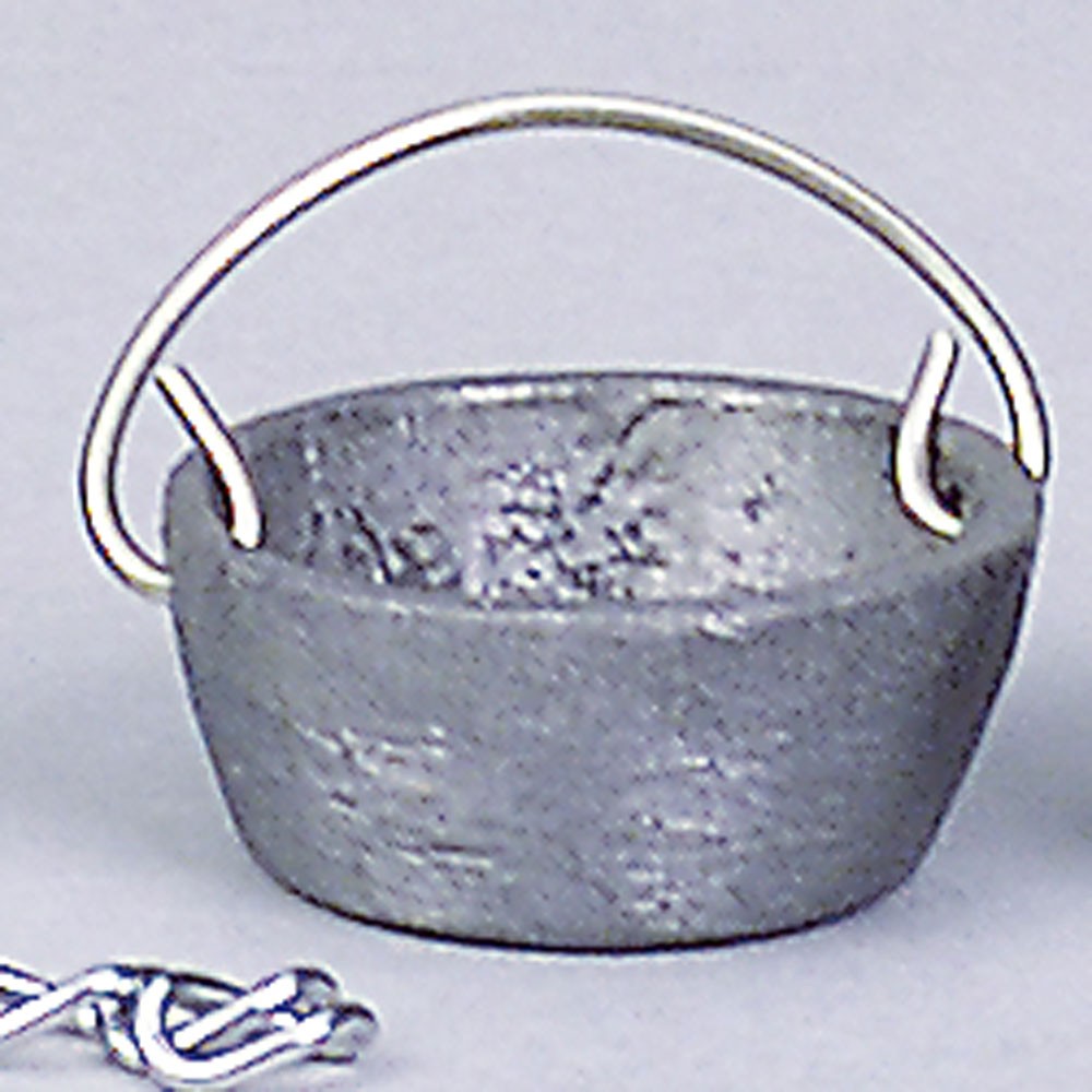Kessel Zinn, für Krippen, Hobby- und Modellbau, 10 mm mit Kette Kessel Zinn, für Krippen, Hobby- und Modellbau, 10 mm mit Kette von Kahlert Licht