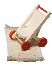 Kinderzimmerzubehör fürs Puppenhaus, Buggy von Rülke Holzspielzeug