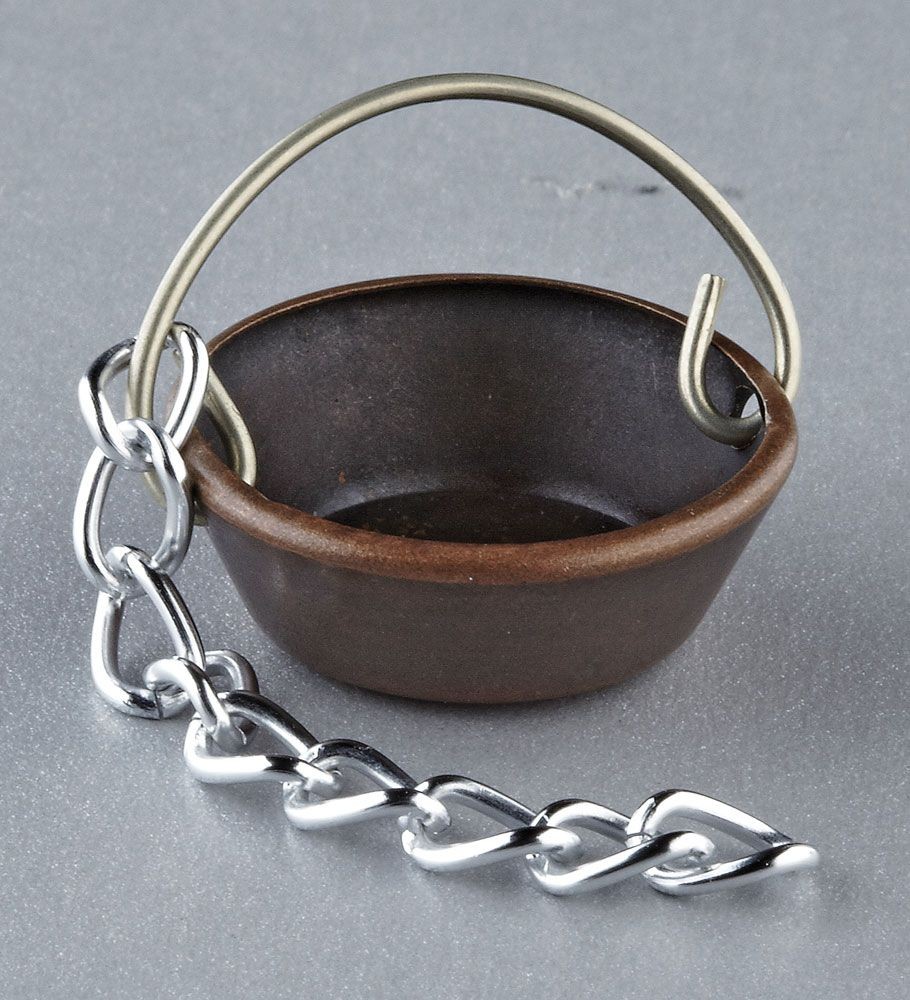 Kupferkessel für Krippen, Hobby- und Modellbau, 8 mm, mit Kette Kupferkessel für Krippen, Hobby- und Modellbau, 8 mm, mit Kette von Kahlert Licht