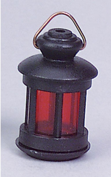 Puppenhaus Laterne Kunststoff, schwarz, Höhe 40mm von Rülke Holzspielzeug