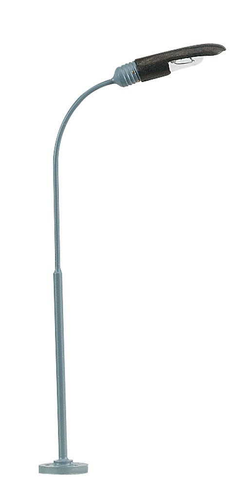 Peitschenlampe Spur H0, 1 flammig, 110mm Peitschenlampe Spur H0, 1 flammig, 110mm von Kahlert Licht