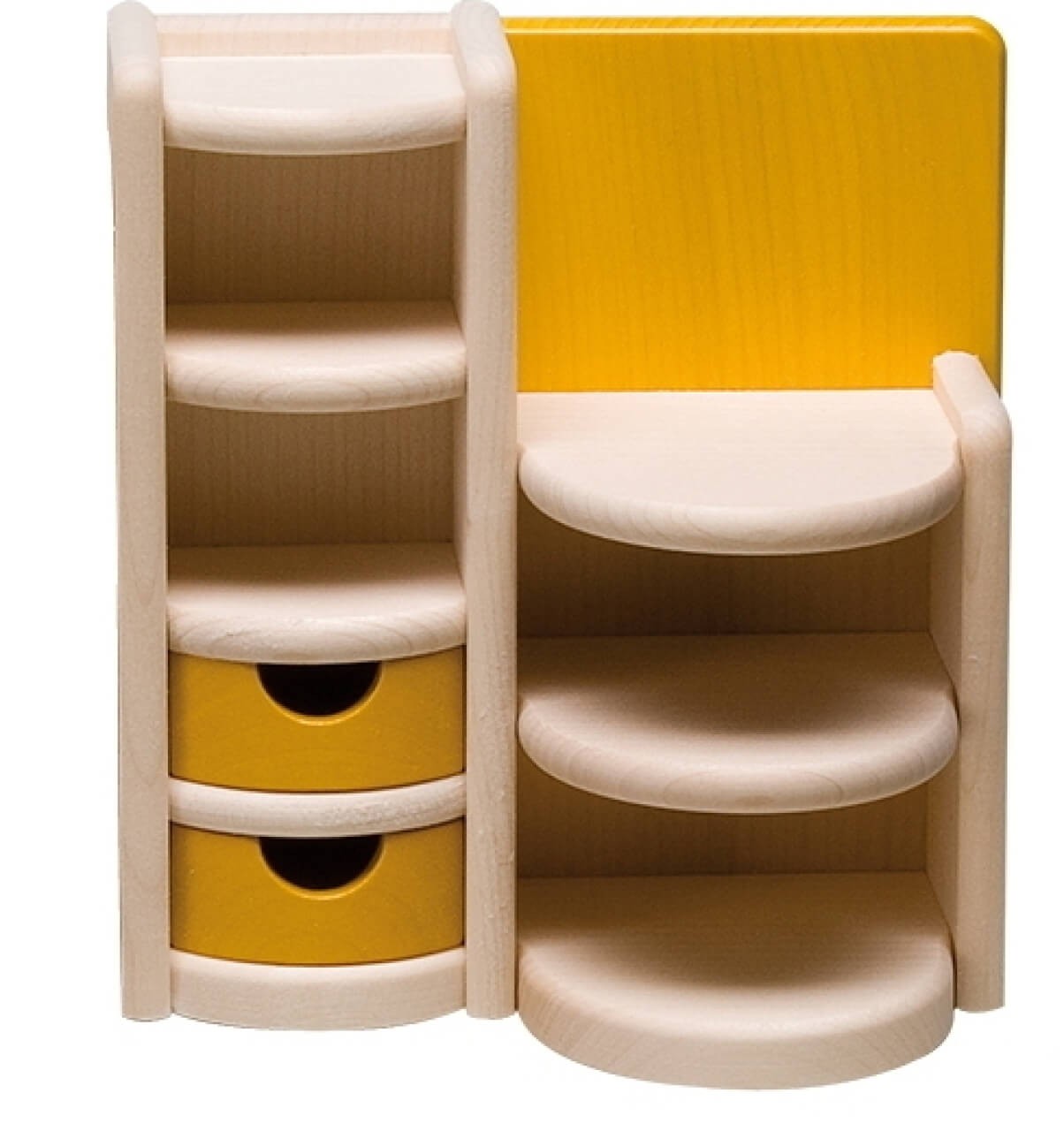 Puppenhausmöbel Wohnzimmer Filius, Wohnzimmerschrank von Rülke Holzspielzeug