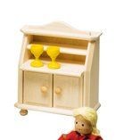 Puppenhausmöbel Wohnzimmer Rustikal, Anrichte von Rülke Holzspielzeug