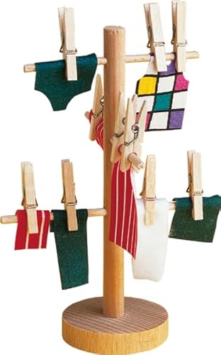 Rülke Holzspielzeug 21634 Puppenhauszubehör, holzfaben mit bunten Tüchern Rülke Holzspielzeug 21634 Puppenhauszubehör, holzfaben mit bunten Tüchern von Onetobye