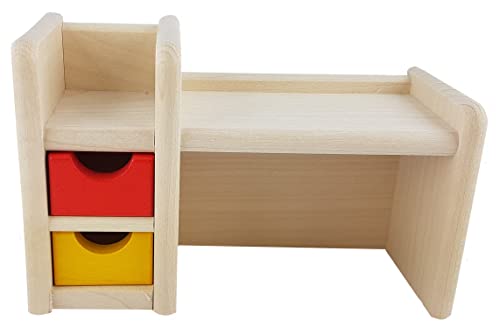 Rülke Holzspielzeug 22689 Puppenhauszubehör, holzfarben, rot, gelb Rülke Holzspielzeug 22689 Puppenhauszubehör, holzfarben, rot, gelb von Rülke