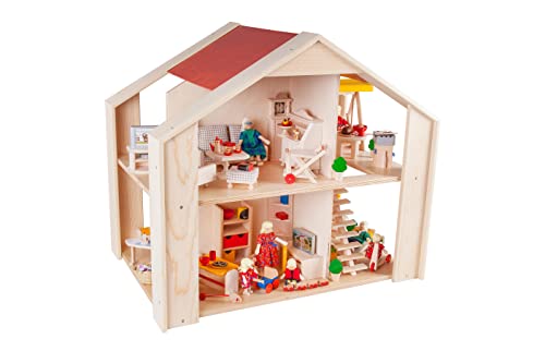 Rülke Holzspielzeug 23122 Minipuppenzubehör, holzfarben, braun, beige von Rülke Holzspielzeug