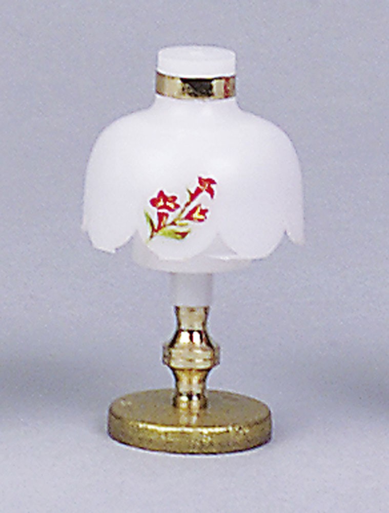 Tischlampe mit Messingfuß, für Puppenhaus Tischlampe mit Messingfuß, für Puppenhaus von Kahlert Licht