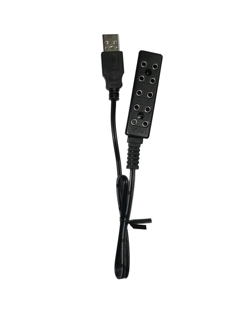 Verteilerleiste mit USB-Anschluss, für Puppenhaus Verteilerleiste mit USB-Anschluss, für Puppenhaus von Kahlert Licht