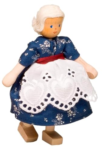 Rülke Holzspielzeug 97322 Minipuppen, holzfarben, blau Rülke Holzspielzeug 97322 Minipuppen, holzfarben, blau von Rülke