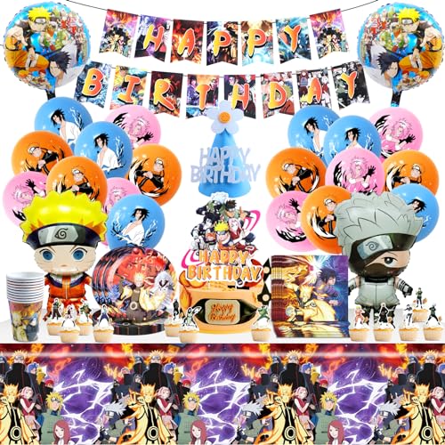 Naru Geburtstag Deko, Naru Geburtstag Dekoration Kinder, Ballon Geburtstag Naru, Teller Naru Becher Serviette, Tischdecke Geburtstag, Naru Cake Deko, Set Geburtstag Geschirr Jungen Naru Geburtstag Deko, Naru Geburtstag Dekoration Kinder, Ballon Geburtstag Naru, Teller Naru Becher Serviette, Tischdecke Geburtstag, Naru Cake Deko, Set Geburtstag Geschirr Jungen von Ruenie