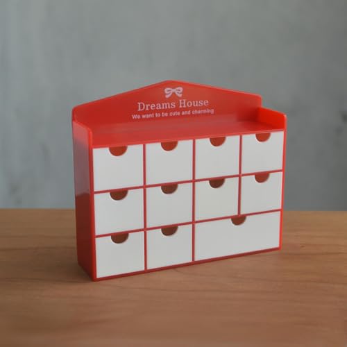 1 Stück Simulation kleine Haus Aufbewahrung sbox niedlich Mini 1/6 Puppenhaus Miniatur Schublade Aufbewahrung sbox für Puppen zubehör Spielzeug von Rufevee