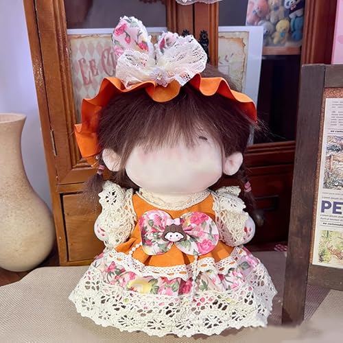 1. süße Kleidung für 20cm Baumwolle Stofftiere, Prinzessin Kleid Set; Stilvolles und einzigartiges Prinzessin Rock Set für verschenkende Mädchen von Rufevee