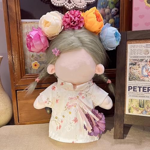 1. süße Kleidung für 20cm Baumwolle Stofftiere, Prinzessin Kleid Set; Stilvolles und einzigartiges Prinzessin Rock Set für verschenkende Mädchen von Rufevee