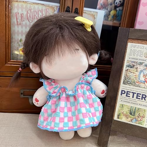 1. süße Kleidung für 20cm Baumwolle Stofftiere, Prinzessin Kleid Set; Stilvolles und einzigartiges Prinzessin Rock Set für verschenkende Mädchen von Rufevee