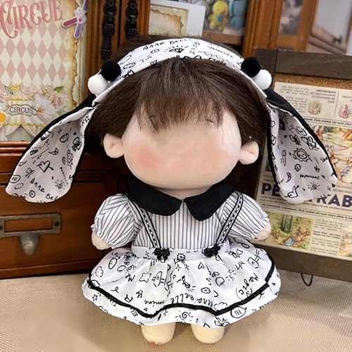1. süße Kleidung für 20cm Baumwolle Stofftiere, Prinzessin Kleid Set; Stilvolles und einzigartiges Prinzessin Rock Set für verschenkende Mädchen von Rufevee