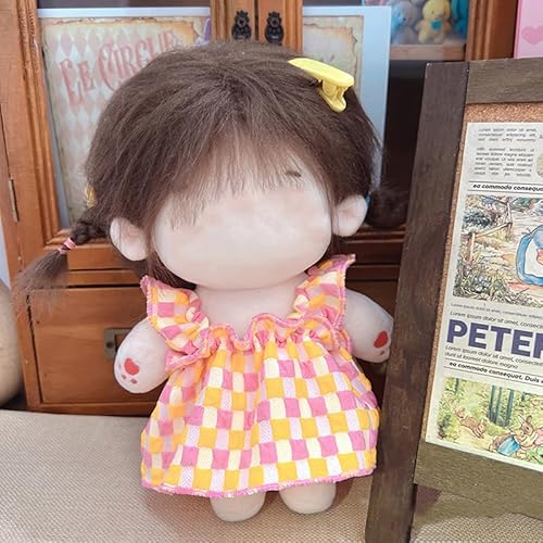 1. süße Kleidung für 20cm Baumwolle Stofftiere, Prinzessin Kleid Set; Stilvolles und einzigartiges Prinzessin Rock Set für verschenkende Mädchen von Rufevee