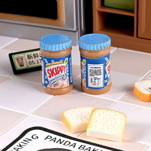 10 Stück Kawaii Mini Simulation Puppenhaus Schokoladen Sauce Marmelade Miniaturen Küchen zubehör DIY Harz Handwerk Dekoration von Rufevee