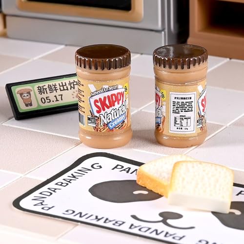 10 Stück Kawaii Mini Simulation Puppenhaus Schokoladen Sauce Marmelade Miniaturen Küchen zubehör DIY Harz Handwerk Dekoration von Rufevee