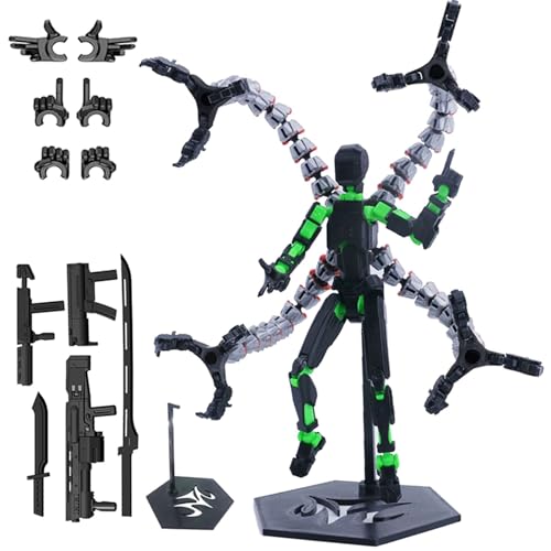 1Set Action Figur Doctor Octopus Assembly Zubehör 3D-gedrucktes mehrfach bewegliches Roboter Modell Geschenk 1Set Action Figur Doctor Octopus Assembly Zubehör 3D-gedrucktes mehrfach bewegliches Roboter Modell Geschenk von Rufevee