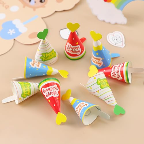 9 teile/satz Mini Geburtstags mütze Kuchen Topper Weihnachts-DIY-Dekoration Halloween Geburtstags torte Top Flags Baby Dusche Cupcake Toppers 9 teile/satz Mini Geburtstags mütze Kuchen Topper Weihnachts-DIY-Dekoration Halloween Geburtstags torte Top Flags Baby Dusche Cupcake Toppers von Rufevee