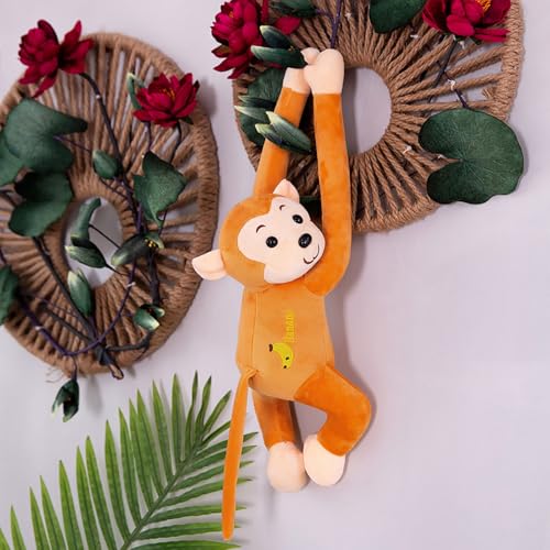 Gibbon Monkey Plüsch Tier Schnell abreißen Kreative Hängende AFFE Heim Dekoration Zubehör Gibbon Monkey Plüsch Tier Schnell abreißen Kreative Hängende AFFE Heim Dekoration Zubehör von Rufevee