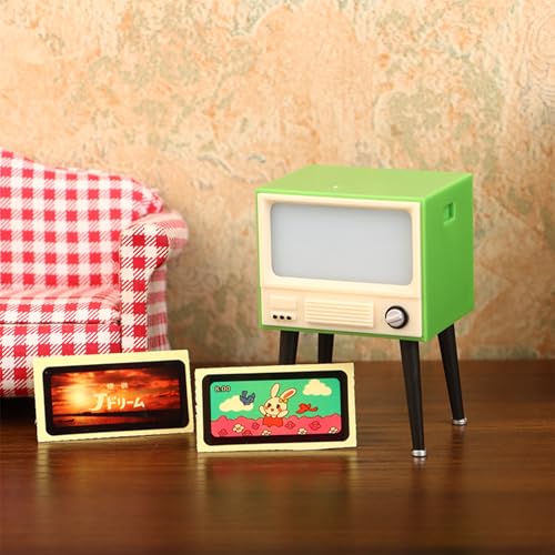 Puppenhaus-Simulation 1/12 Vintage-Licht-TV-Modell Puppenhaus-Möbel Dekoration Spielzeug-Puppen Haus Wohnzimmer Ornamente Puppenhaus-Simulation 1/12 Vintage-Licht-TV-Modell Puppenhaus-Möbel Dekoration Spielzeug-Puppen Haus Wohnzimmer Ornamente von Rufevee