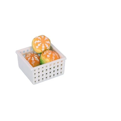 Puppenhaus-Simulation Obst Orange mit Korb-Kit Puppenhaus Miniatur-Küche Lebensmittel Dekoration Vorgeben Spiel Spielzeug Puppenhaus-Simulation Obst Orange mit Korb-Kit Puppenhaus Miniatur-Küche Lebensmittel Dekoration Vorgeben Spiel Spielzeug von Rufevee