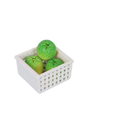 Puppenhaus-Simulation Obst Orange mit Korb-Kit Puppenhaus Miniatur-Küche Lebensmittel Dekoration Vorgeben Spiel Spielzeug Puppenhaus-Simulation Obst Orange mit Korb-Kit Puppenhaus Miniatur-Küche Lebensmittel Dekoration Vorgeben Spiel Spielzeug von Rufevee