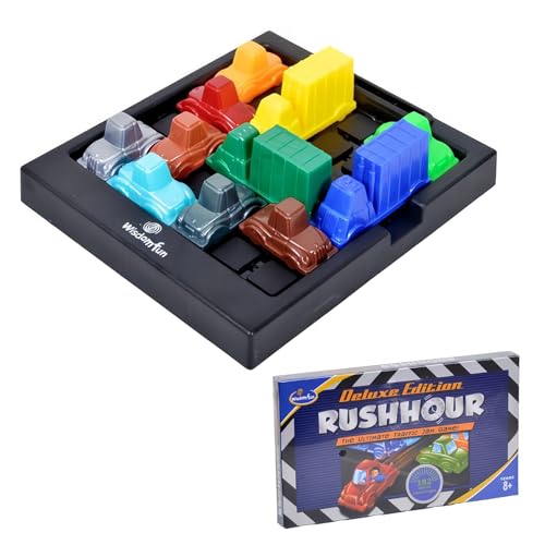 Puzzle Verkehr Rush Hour Spiel Kinder logisches Denken Auto Pädagogisches Spielzeug Eltern-Kind Parkplatz Spielzeug Desktop-Spiel Puzzle Verkehr Rush Hour Spiel Kinder logisches Denken Auto Pädagogisches Spielzeug Eltern-Kind Parkplatz Spielzeug Desktop-Spiel von Rufevee