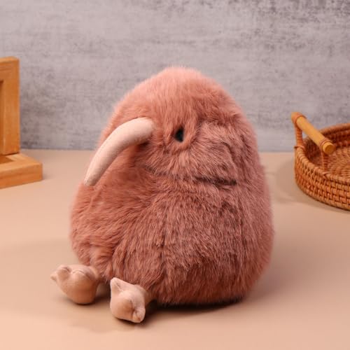 Rufevee 1 Stück entzückende Kiwi Vogel Plüsch Puppe 11,5/20cm; Weiches Kissen Spielzeug Ideal für Sofa Bett und Kinder Geschenke von Rufevee