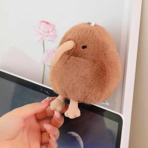 Rufevee 1 Stück entzückende Kiwi Vogel Plüsch Puppe 11,5/20cm; Weiches Kissen Spielzeug Ideal für Sofa Bett und Kinder Geschenke von Rufevee