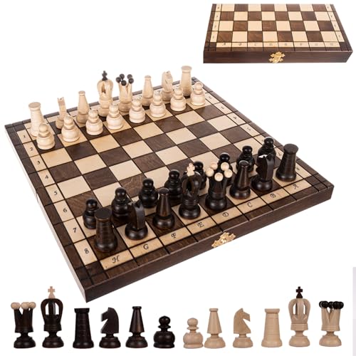 Ruhhy Schach Schachspiel - Schachfiguren & Schachbrett aus Holz 30,5 x 30,5 cm 26038 Ruhhy Schach Schachspiel - Schachfiguren & Schachbrett aus Holz 30,5 x 30,5 cm 26038 von Ruhhy