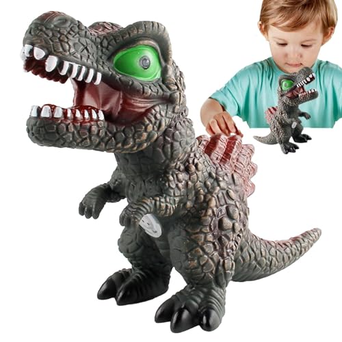 Ruhnjyg Sound-Dinosaurier-Spielzeug, Soft Gum Vocal Dinosaur - Lern- und Stimm-Dinosaurierfiguren - Lehrreiches und unterhaltsames Gummi-Dinosaurier-Modellspielzeug für Jungen, Mädchen, Kinder, von Ruhnjyg