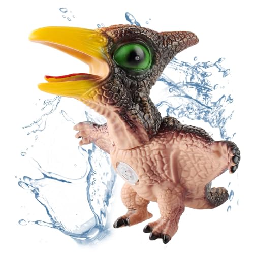 Ruhnjyg Weichgummi-Dinosaurierspielzeug,Weiches Dinosaurierspielzeug | Realistisches quietschendes Dinosaurierspielzeug aus Gummi mit Sound,Fallsicheres Gesangs-Dinosaurier-Modellspielzeug für Jungen von Ruhnjyg