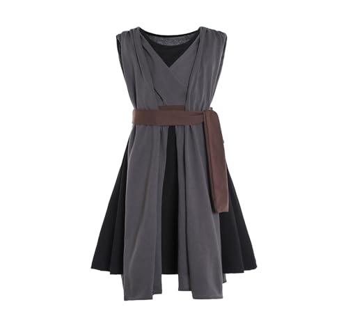 Ruikajia Damenkostüm Darth BB-8 für Erwachsene, Halloween, Cosplay, Kostüm, Halloween, Cosplay-Kleid (Grün, XXL) von Ruikajia
