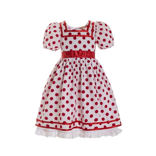 Ruikajia Halloween Shirley Tempel Kostüm Shirley Temple inspiriertes Kleid 5T von Ruikajia