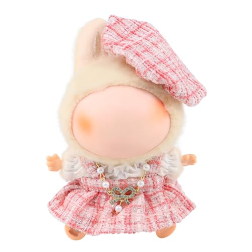 Ruikdly Bekleidung für 17cm La bubu Plüsch, Mini Plüsch Puppen Kleidung, Kuscheltier Kleidung Outfit nur Bekleidungs Zubehör für 17cm Plüsch Pullover Hoodie Bekleidung DIY Kinder Geschenke (Parfüm) Ruikdly Bekleidung für 17cm La bubu Plüsch, Mini Plüsch Puppen Kleidung, Kuscheltier Kleidung Outfit nur Bekleidungs Zubehör für 17cm Plüsch Pullover Hoodie Bekleidung DIY Kinder Geschenke (Parfüm) von Ruikdly