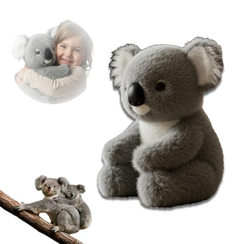 The Koaly - Emotional Healing on Demand, Ultra Soft Koala Plush Toy, Realistisches Koala-Plüschtier, Koala Kuscheltier, Mimics The Movements of a Real Koala, Emotional Comfort (1PC) von Ruileyou