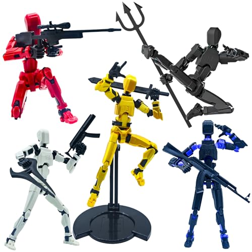 (Assembly Completed) 3D Printed Figure T13, Dummy 13 Action Figure, Titan 13 Robot 13 Action Figure Desktop Decorations for Game Lovers. von Ruilidesg
