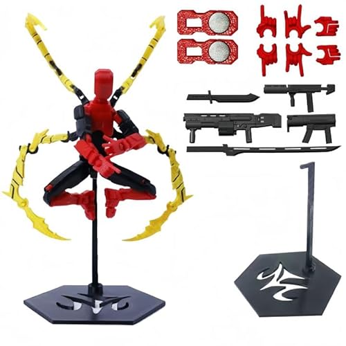 (Montage abgeschlossen) T13 Action Figurenset - 3D gedruckte Titan 13 & Dummy 13 Figuren für Sammler, Tischdekoration und Display von Ruilidesg
