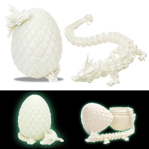 Ruilidesg Dracheneier mit Drache im Inneren, 3D gedrucktes Drachenei, bewegliches Kristallzappelspielzeug, bewegliches Kristalldrachenei für Haus & Büro Schreibtischdekoration Ruilidesg Dracheneier mit Drache im Inneren, 3D gedrucktes Drachenei, bewegliches Kristallzappelspielzeug, bewegliches Kristalldrachenei für Haus & Büro Schreibtischdekoration von Ruilidesg