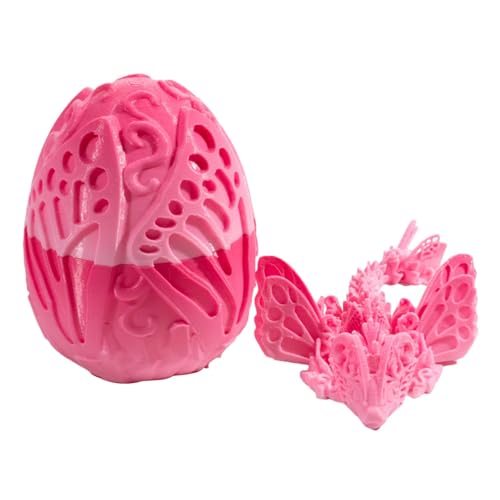 3D-gedrucktes Drachenei,3D-Drachenei | 3D-gedrucktes Schmetterlings-Drachen-Fidget-Spielzeug | Flexible 3D-Dracheneier Mit Drachen Im Inneren, Gefüllte Ostereier Für Die Eiersuche Für von Ruilonghai
