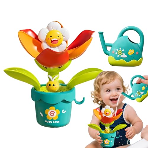 Baby Badespielzeug | Sonnenblume Spritzspielzeug Baby Wasserspielzeug - Interaktiver Wasserspritzer Mit Gießkanne, Wasserspiele Für Draußen Und Drinnen, Und Mädchen, Pool, Und Sommer Baby Badespielzeug | Sonnenblume Spritzspielzeug Baby Wasserspielzeug - Interaktiver Wasserspritzer Mit Gießkanne, Wasserspiele Für Draußen Und Drinnen, Und Mädchen, Pool, Und Sommer von Ruilonghai