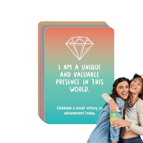 Ruilonghai Meditationskarten, 50x Inspirierende Zitatskarten, Motivationskarten Mit Positiven Affirmationen Für Achtsamkeit Meditation & Seelischen Beistand Ruilonghai Meditationskarten, 50x Inspirierende Zitatskarten, Motivationskarten Mit Positiven Affirmationen Für Achtsamkeit Meditation & Seelischen Beistand von Ruilonghai