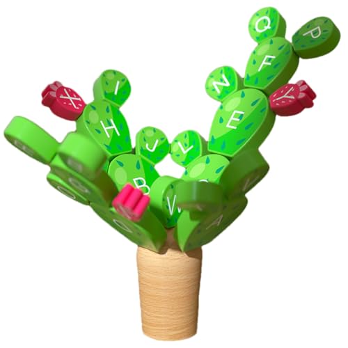 Ruilonghai BALIG Cactus -Spielzeug, Kaktus -Stapel -Spielzeug | Mit Alphabet -Design Kaktusbausteine Stapelhölzern | Bildungsgebäudezweige für Kinder im Alter von 3 bis 8-, Mädchen, Mädchen Ruilonghai BALIG Cactus -Spielzeug, Kaktus -Stapel -Spielzeug | Mit Alphabet -Design Kaktusbausteine Stapelhölzern | Bildungsgebäudezweige für Kinder im Alter von 3 bis 8-, Mädchen, Mädchen von Ruilonghai