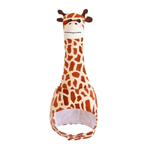 Ruilonghai Plüsch-Giraffe-Mütze für Kinder, Giraffen-Kopfbedeckungsmütze, Lustiger Giraffen-Kopfschmuck für Erwachsene, Party-Dressing-Zubehör, Kopfbedeckung für Party, Karneval, Rollenspiel-Event Ruilonghai Plüsch-Giraffe-Mütze für Kinder, Giraffen-Kopfbedeckungsmütze, Lustiger Giraffen-Kopfschmuck für Erwachsene, Party-Dressing-Zubehör, Kopfbedeckung für Party, Karneval, Rollenspiel-Event von Ruilonghai