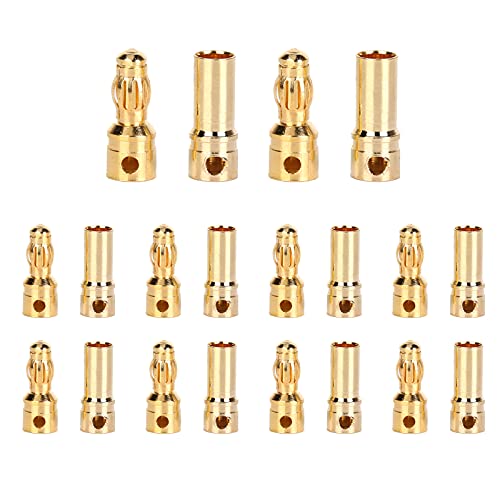 Ruimou 10 Paar 3,5 mm Buchse/Stecker, Bullet Banana Terminals Stecker Ersatz für RC-Batterie-Motorzubehör Ruimou 10 Paar 3,5 mm Buchse/Stecker, Bullet Banana Terminals Stecker Ersatz für RC-Batterie-Motorzubehör von Ruimou