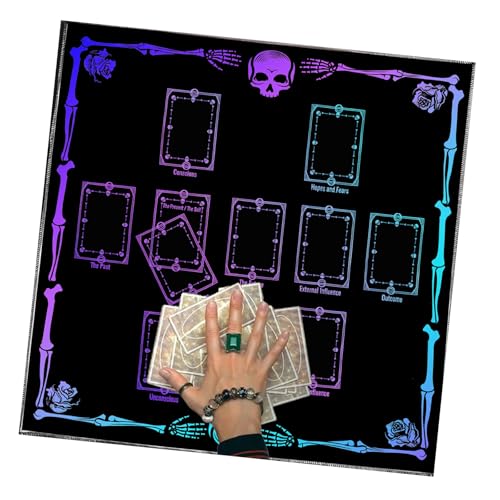 Ruiogoe Divinations Tischdecke Lesekarte Astrologys Tarot Karte Tischdecke Altars Stoff Givinationen Brettspielzubehör Ruiogoe Divinations Tischdecke Lesekarte Astrologys Tarot Karte Tischdecke Altars Stoff Givinationen Brettspielzubehör von Ruiogoe