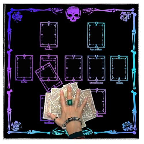 Ruiogoe Divinations Tischdecke Lesekarte Astrologys Tarot Karte Tischdecke Altars Stoff Givinationen Brettspielzubehör Ruiogoe Divinations Tischdecke Lesekarte Astrologys Tarot Karte Tischdecke Altars Stoff Givinationen Brettspielzubehör von Ruiogoe