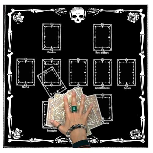 Ruiogoe Divinations Tischdecke Lesekarte Astrologys Tarot Karte Tischdecke Altars Stoff Givinationen Brettspielzubehör Ruiogoe Divinations Tischdecke Lesekarte Astrologys Tarot Karte Tischdecke Altars Stoff Givinationen Brettspielzubehör von Ruiogoe